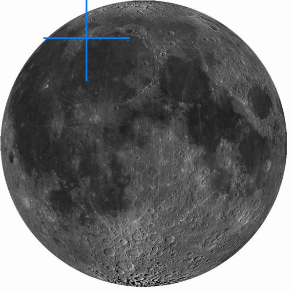Lage der Mondformation